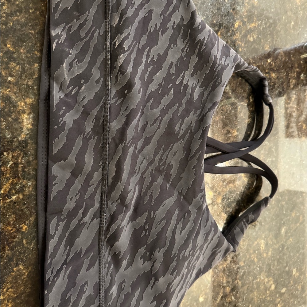 lululemon athletica Gray Camo Sports Bra